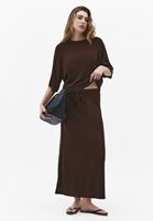 Bayan Kahverengi Bisiklet Yaka Triko Kazak