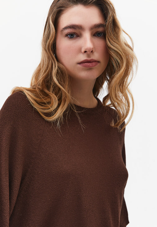 Triko Kazak ve Etek Kombini