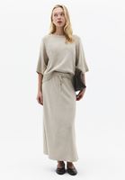 Bayan Bej Bisiklet Yaka Triko Kazak