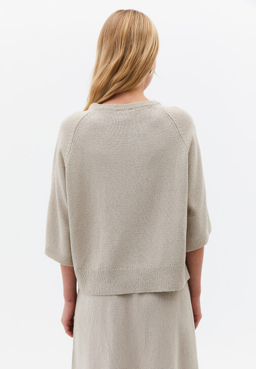 Triko Kazak ve Triko Etek Kombini