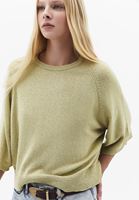 Bayan Yeşil Bisiklet Yaka Triko Kazak