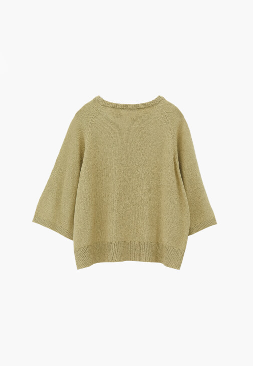 Bisiklet Yaka Kazak ve Şort Kombini