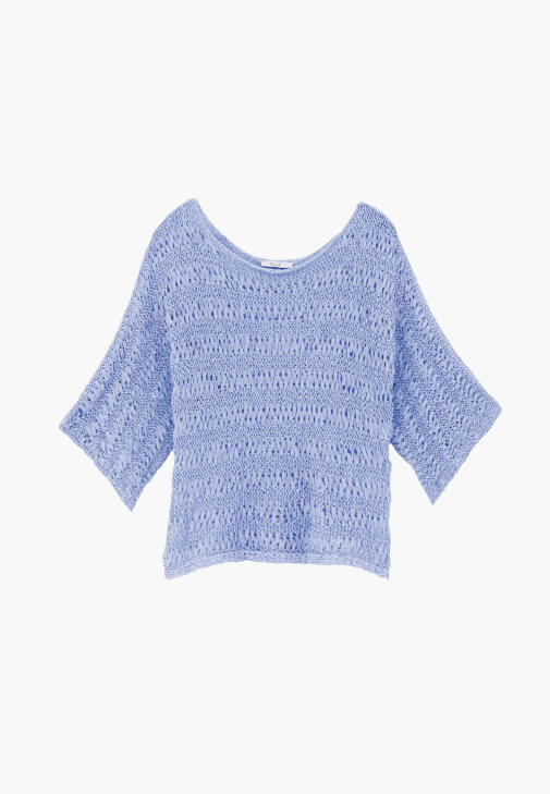 Bot Yaka Bluz ve Barrel-Fit Pantolon Kombini