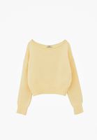 Bayan Sarı Bot Yaka Kazak