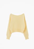 Bayan Sarı Bot Yaka Kazak