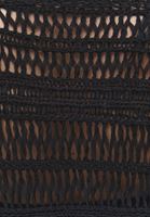 Bayan Siyah Ajurlu Triko Hırka