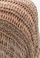 Bayan Bej Ajurlu Triko Hırka