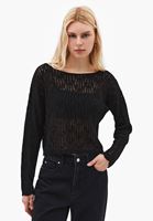 Bayan Siyah Ajurlu Bot Yaka Kazak