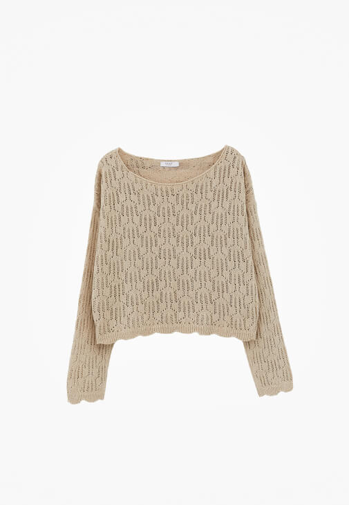 Bot Yaka Kazak ve Pantolon Kombini