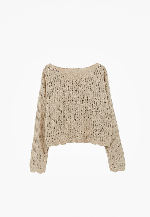 Bot Yaka Kazak ve Pantolon Kombini