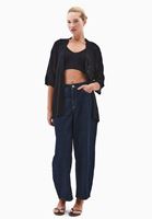 Bayan Siyah Ajurlu Triko Hırka