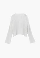 Bayan Krem V Yaka Triko Kazak