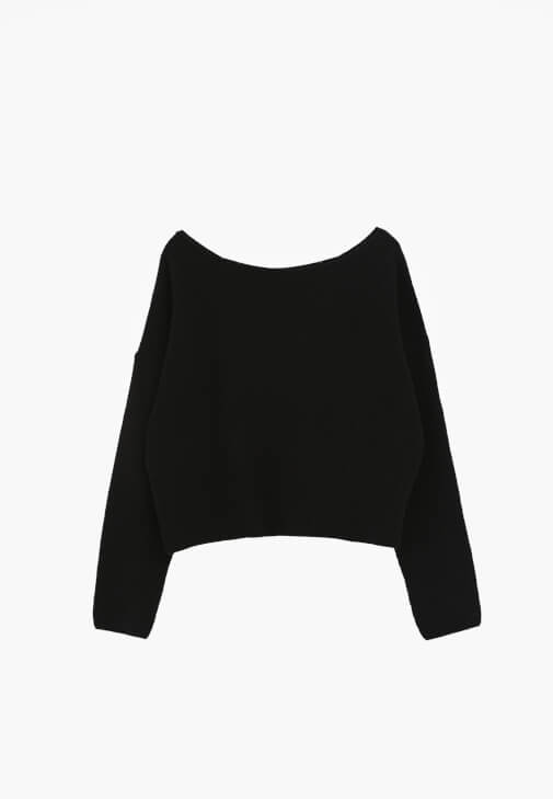 Triko Kazak ve Şort Etek Kombini