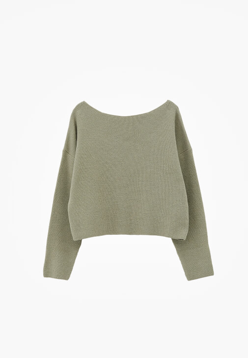 Triko Kazak ve Baggy-Fit Denim Kombini