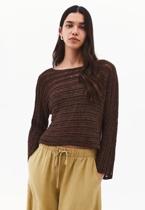 Kahverengi Bot Yaka Ajurlu Kazak