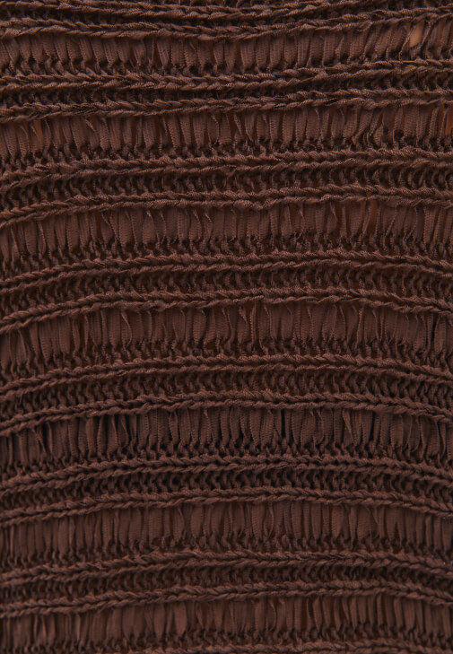 Ajurlu Kazak ve Keten Pantolon Kombini