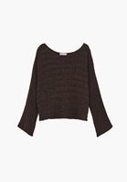 Ajurlu Kazak ve Keten Pantolon Kombini