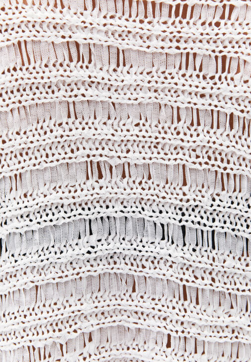 Ajurlu Kazak ve Barrel-Fit Pantolon Kombini