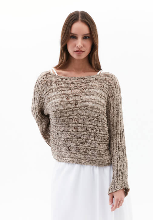 Ajurlu Kazak ve Etek Kombini