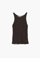 Bayan Kahverengi Ajurlu Triko Atlet