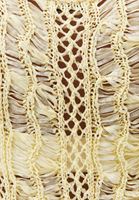 Bayan Sarı Ajurlu Triko Atlet