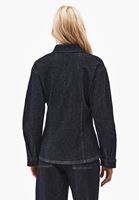 Bayan Mavi Pamuklu Denim Gömlek