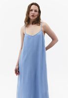 Bayan Mavi Midi Denim Elbise ( TENCEL™ )