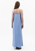 Bayan Mavi Midi Denim Elbise ( TENCEL™ )