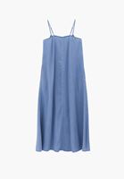 Bayan Mavi Midi Denim Elbise ( TENCEL™ )