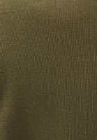 Bayan Yeşil Bot Yaka Triko Kazak