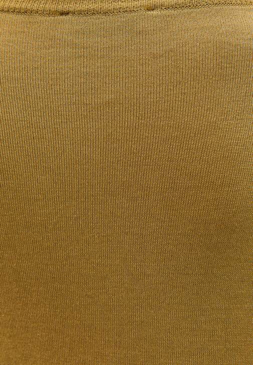 Triko Kazak ve Wide-Leg Kumaş Pantolon Kombini