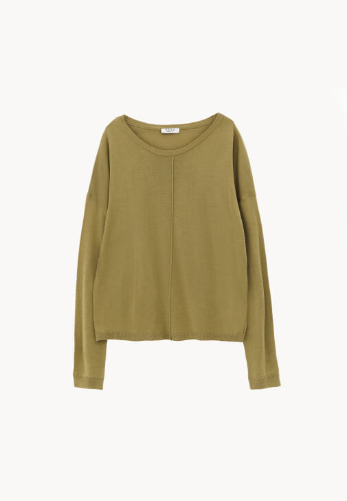 Triko Kazak ve Wide-Leg Kumaş Pantolon Kombini