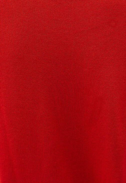 Kazak ve Wide-Leg Pantolon Kombini