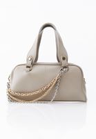 Bayan Krem Aksesuar Detaylı Çanta
