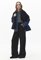 Bayan Siyah Wide-Leg Pantolon ( TENCEL™ )