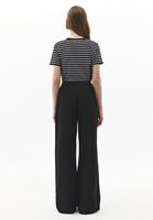 Bayan Siyah Wide-Leg Pantolon ( TENCEL™ )