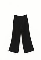 Bayan Siyah Wide-Leg Pantolon ( TENCEL™ )