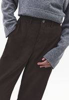 Bayan Kahverengi Wide-Leg Pantolon ( TENCEL™ )