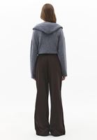 Bayan Kahverengi Wide-Leg Pantolon ( TENCEL™ )