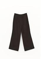Bayan Kahverengi Wide-Leg Pantolon ( TENCEL™ )