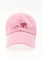 Bayan Pembe Desenli Cap Şapka