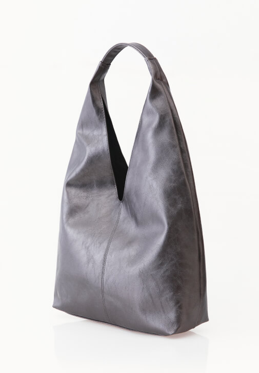 Gümüş Askılı Tote Çanta