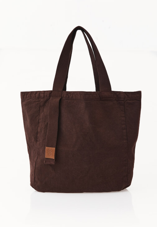 Kahverengi Askılı Tote Çanta