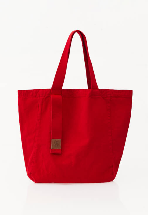 Kırmızı Askılı Tote Çanta