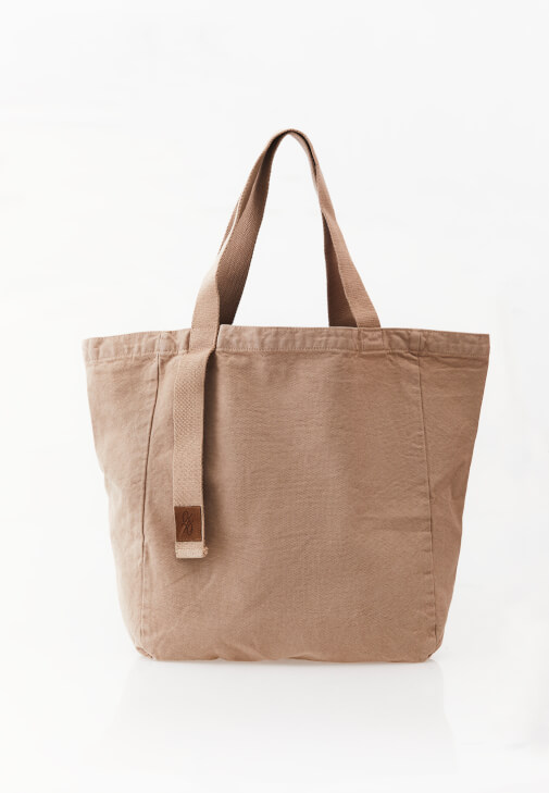 Bej Askılı Tote Çanta