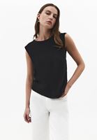 Bayan Siyah Sıfır Yaka Triko Atlet