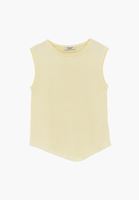 Bayan Sarı Sıfır Yaka Triko Atlet