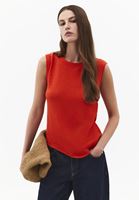 Bayan Turuncu Sıfır Yaka Triko Atlet