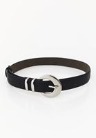 Bayan Siyah Tokalı Kemer