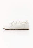 Bayan Krem Bağcıklı Spor Ayakkabı